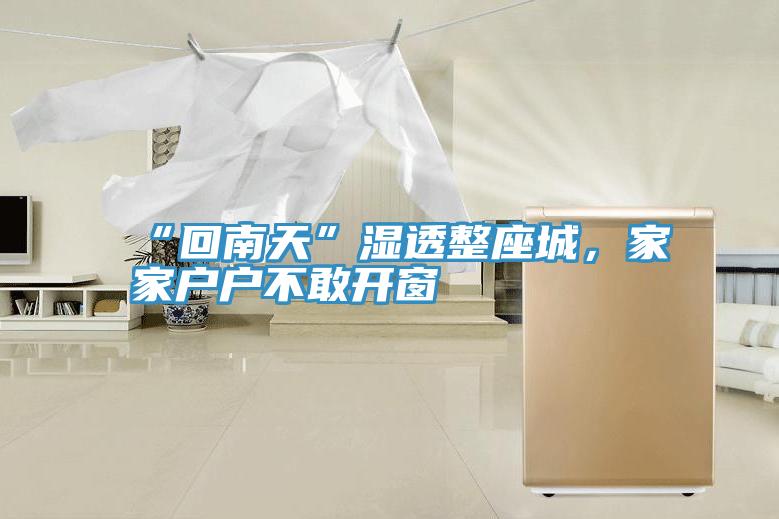 “回南天”濕透整座城，家家戶戶不敢開窗