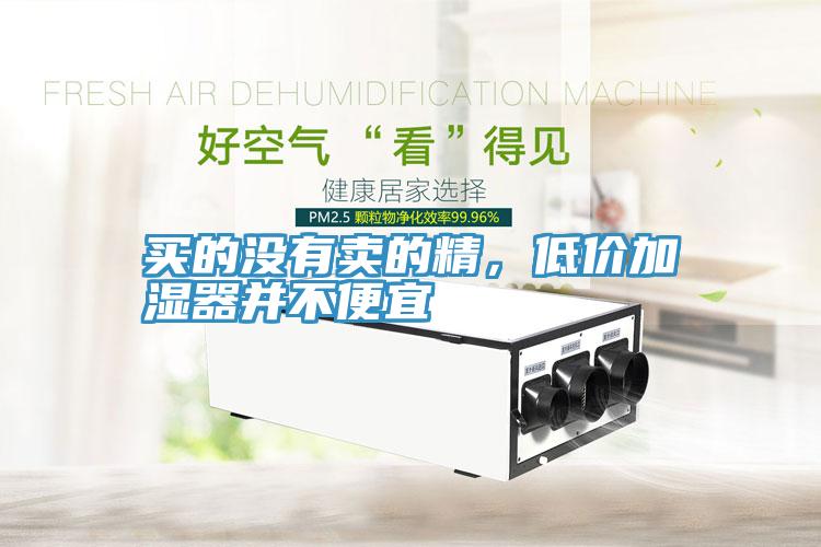 買的沒(méi)有賣的精，低價(jià)加濕器并不便宜