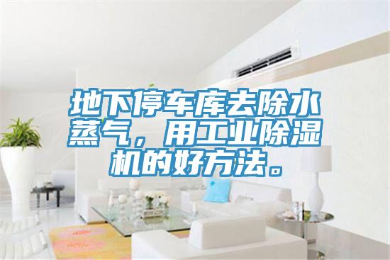 地下停車庫去除水蒸氣，用工業(yè)除濕機的好方法。