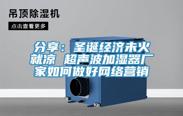 分享：圣誕經(jīng)濟(jì)未火就涼 超聲波加濕器廠家如何做好網(wǎng)絡(luò)營(yíng)銷(xiāo)