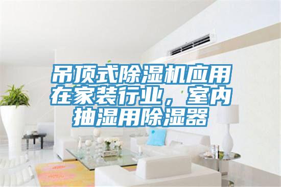 吊頂式除濕機(jī)應(yīng)用在家裝行業(yè)，室內(nèi)抽濕用除濕器