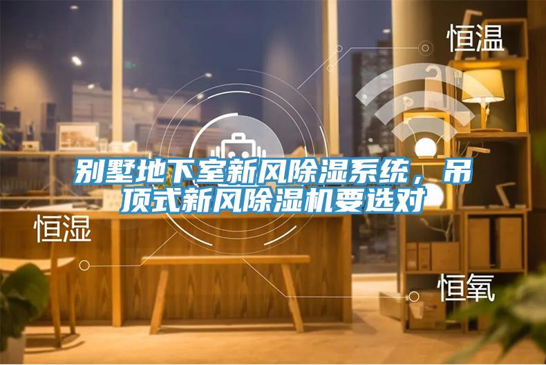 別墅地下室新風(fēng)除濕系統(tǒng)，吊頂式新風(fēng)除濕機(jī)要選對(duì)