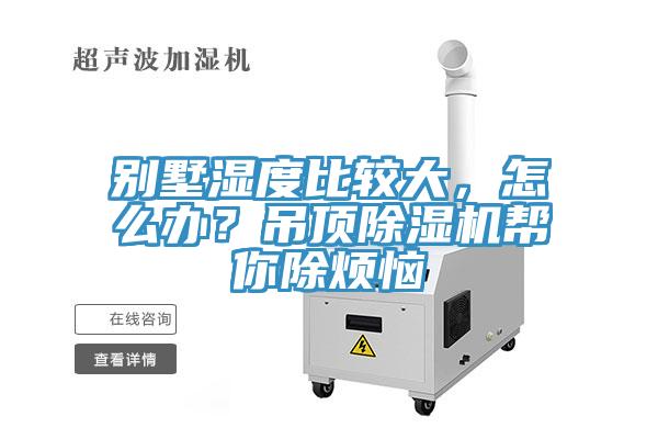 別墅濕度比較大，怎么辦？吊頂除濕機幫你除煩惱