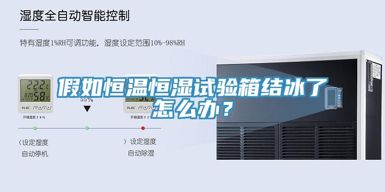 假如恒溫恒濕試驗(yàn)箱結(jié)冰了怎么辦？