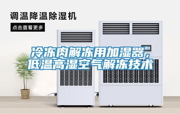 冷凍肉解凍用加濕器，低溫高濕空氣解凍技術(shù)