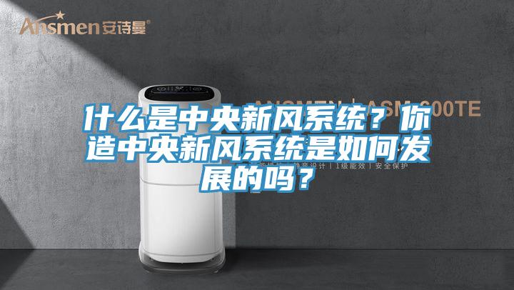 什么是中央新風(fēng)系統(tǒng)？你造中央新風(fēng)系統(tǒng)是如何發(fā)展的嗎？
