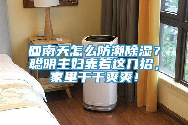 回南天怎么防潮除濕？聰明主婦靠著這幾招，家里干干爽爽！