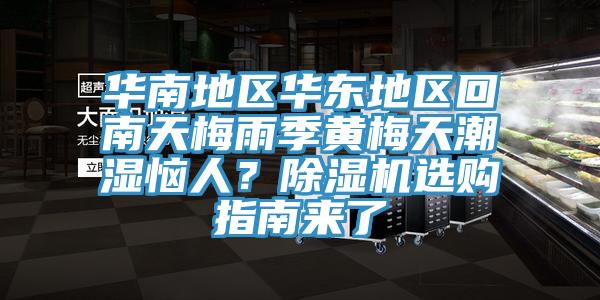 華南地區(qū)華東地區(qū)回南天梅雨季黃梅天潮濕惱人？除濕機(jī)選購(gòu)指南來(lái)了