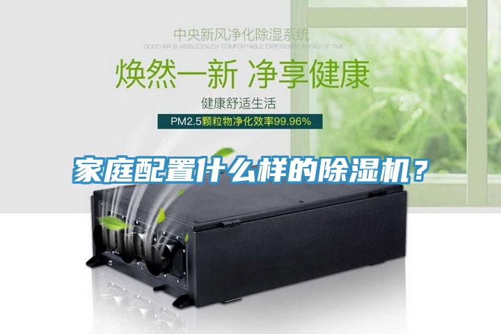 家庭配置什么樣的除濕機？
