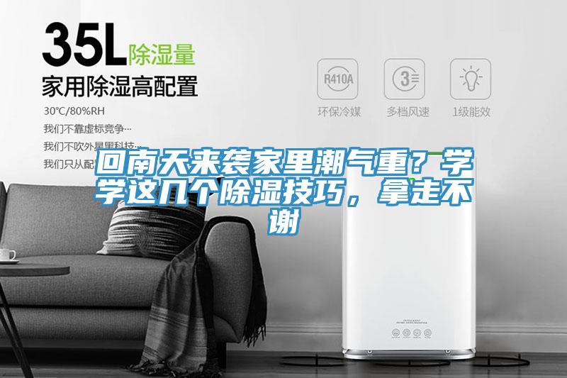 回南天來襲家里潮氣重？學(xué)學(xué)這幾個(gè)除濕技巧，拿走不謝