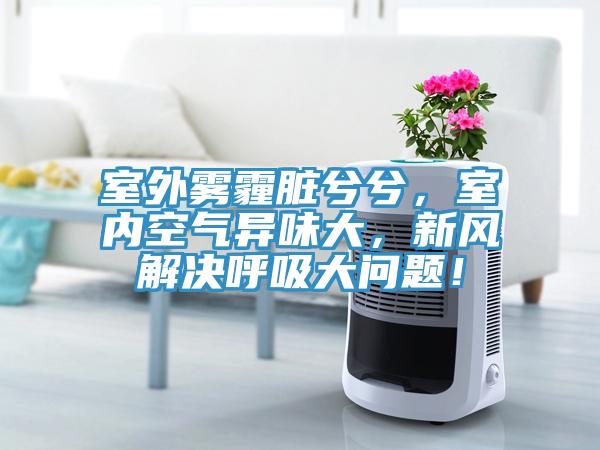 室外霧霾臟兮兮，室內(nèi)空氣異味大，新風解決呼吸大問題！