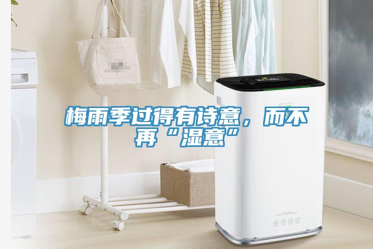 梅雨季過得有詩意，而不再“濕意”