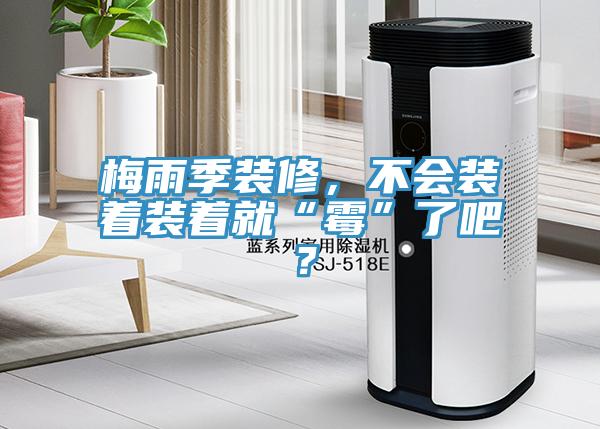梅雨季裝修，不會(huì)裝著裝著就“霉”了吧？