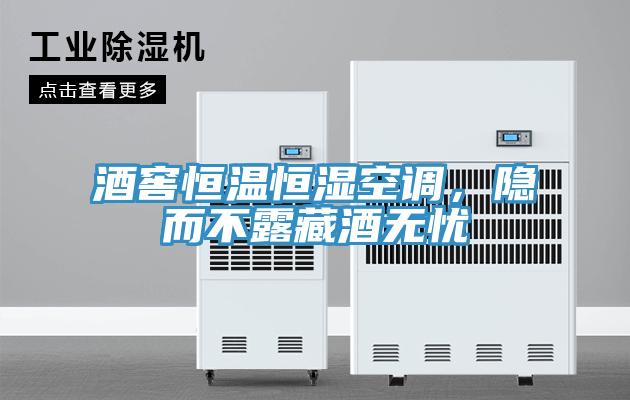 酒窖恒溫恒濕空調(diào)，隱而不露藏酒無憂