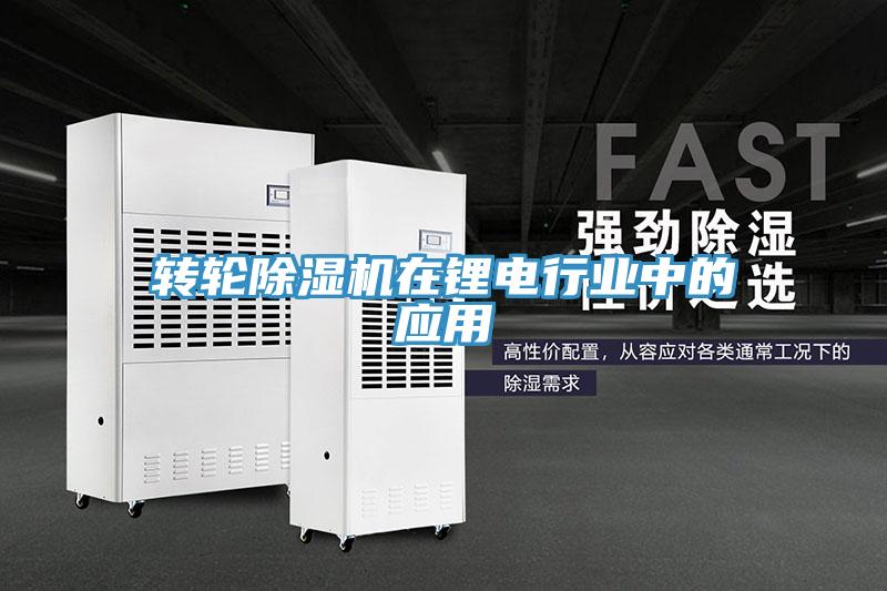 轉(zhuǎn)輪除濕機在鋰電行業(yè)中的應用