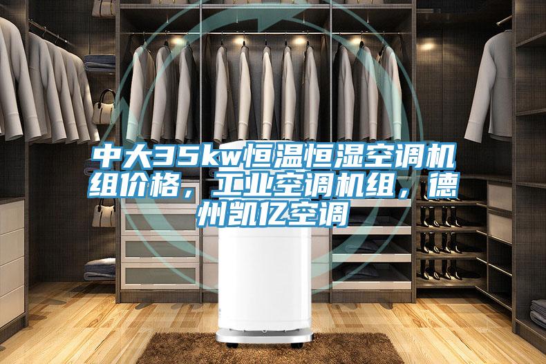 中大35kw恒溫恒濕空調(diào)機組價格，工業(yè)空調(diào)機組，德州凱億空調(diào)