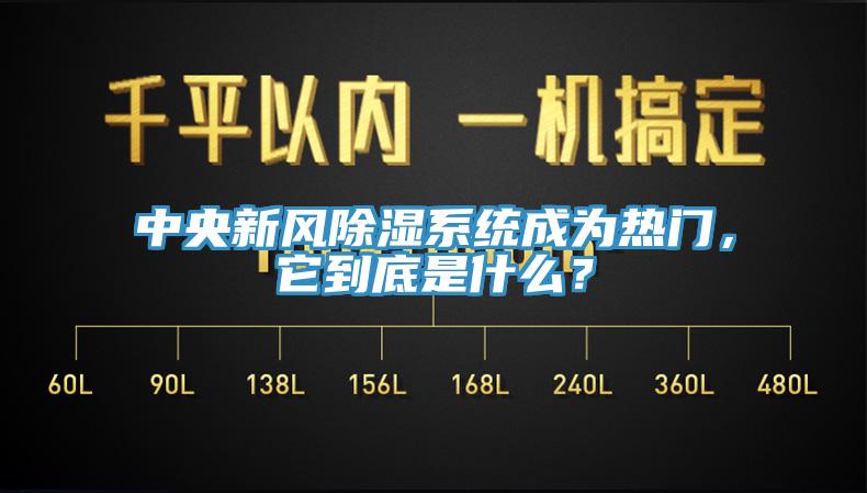 中央新風除濕系統成為熱門，它到底是什么？