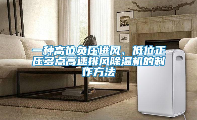 一種高位負(fù)壓進(jìn)風(fēng)、低位正壓多點(diǎn)高速排風(fēng)除濕機(jī)的制作方法