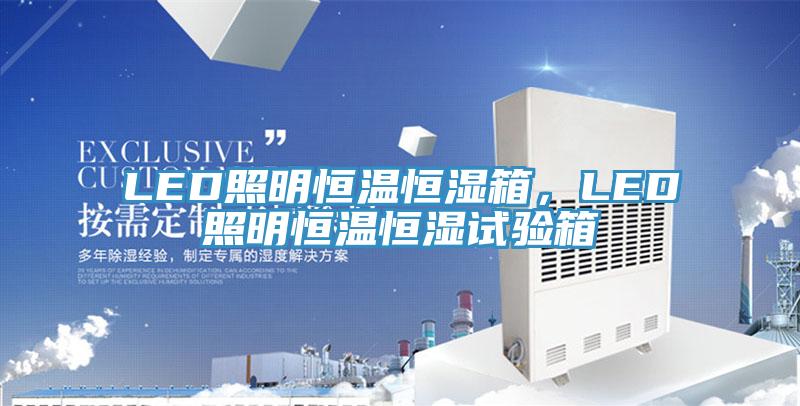 LED照明恒溫恒濕箱，LED照明恒溫恒濕試驗箱