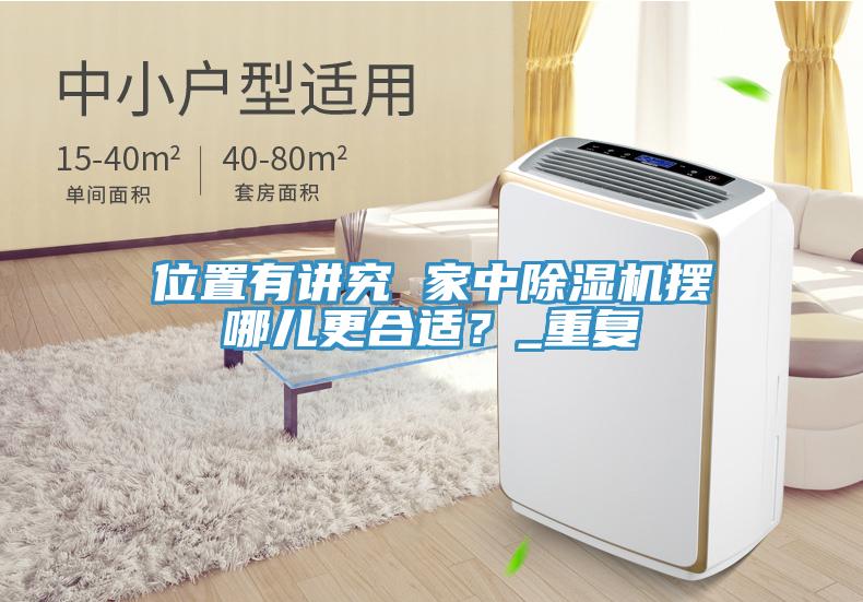 位置有講究 家中除濕機(jī)擺哪兒更合適？_重復(fù)