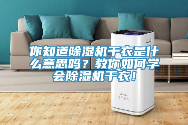 你知道除濕機(jī)干衣是什么意思嗎？教你如何學(xué)會(huì)除濕機(jī)干衣！
