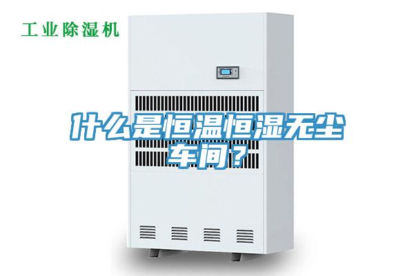 什么是恒溫恒濕無塵車間？