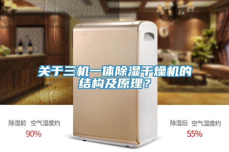 關(guān)于三機(jī)一體除濕干燥機(jī)的結(jié)構(gòu)及原理？