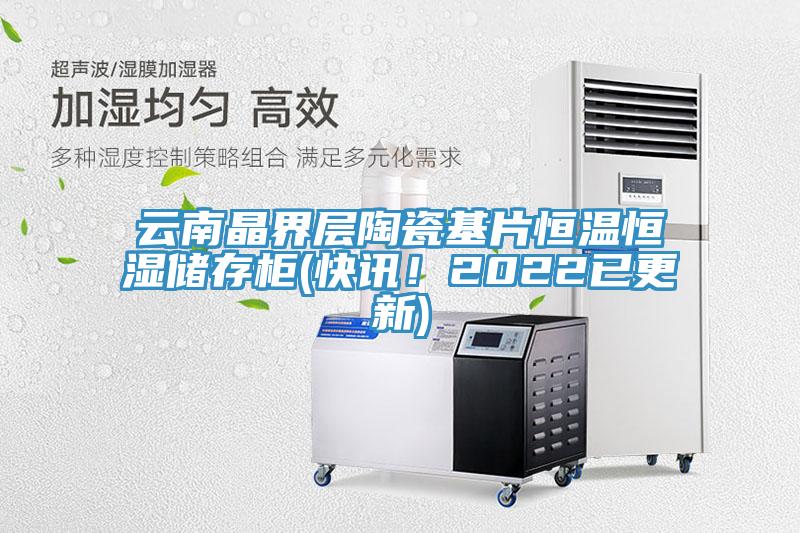 云南晶界層陶瓷基片恒溫恒濕儲(chǔ)存柜(快訊！2022已更新)