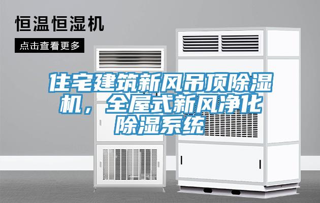 住宅建筑新風(fēng)吊頂除濕機(jī)，全屋式新風(fēng)凈化除濕系統(tǒng)