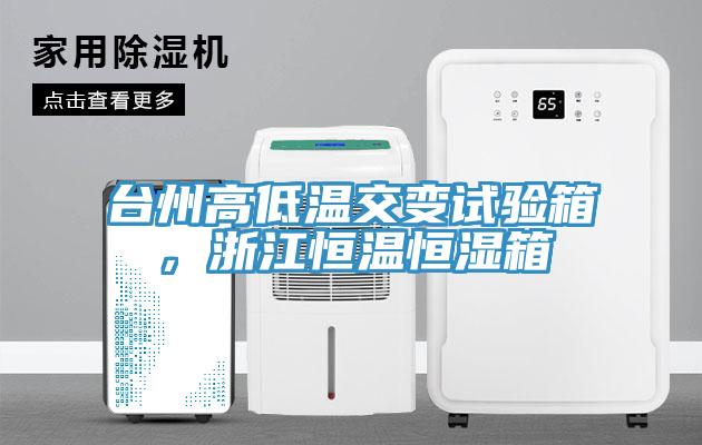 臺州高低溫交變試驗箱，浙江恒溫恒濕箱