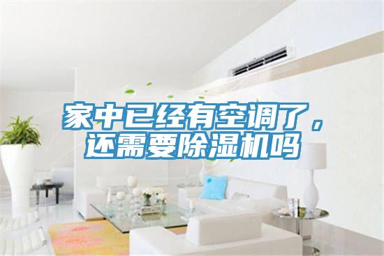 家中已經有空調了，還需要除濕機嗎