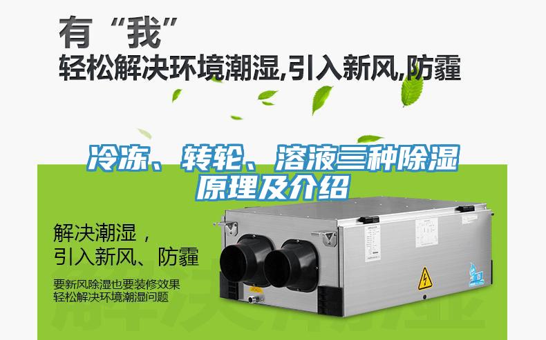 冷凍、轉(zhuǎn)輪、溶液三種除濕原理及介紹