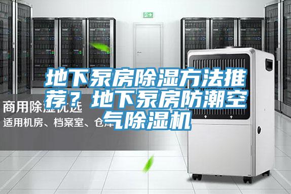 地下泵房除濕方法推薦？地下泵房防潮空氣除濕機(jī)