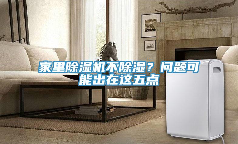 家里除濕機(jī)不除濕？問(wèn)題可能出在這五點(diǎn)