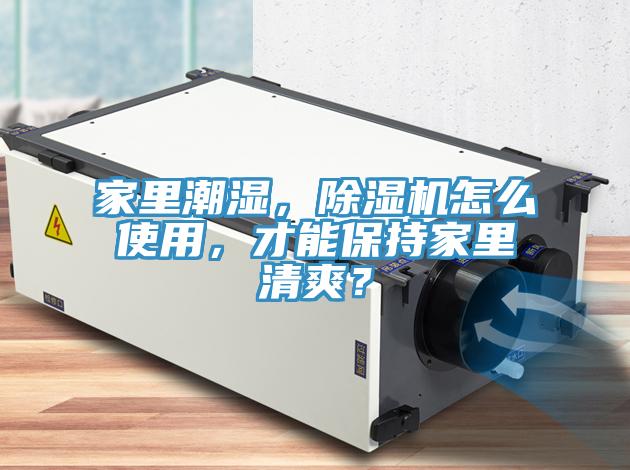 家里潮濕，除濕機(jī)怎么使用，才能保持家里清爽？