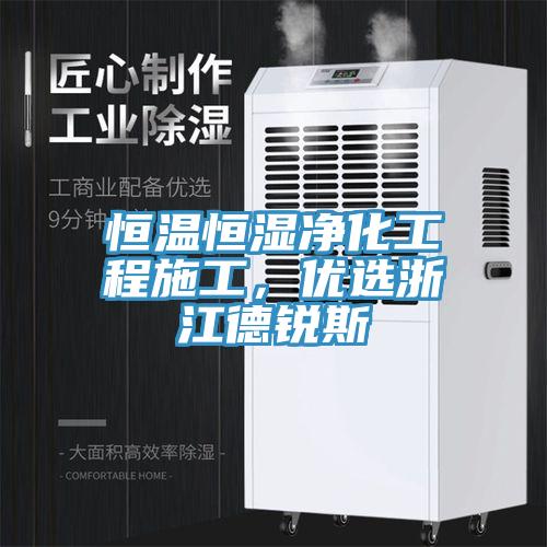 恒溫恒濕凈化工程施工，優(yōu)選浙江德銳斯