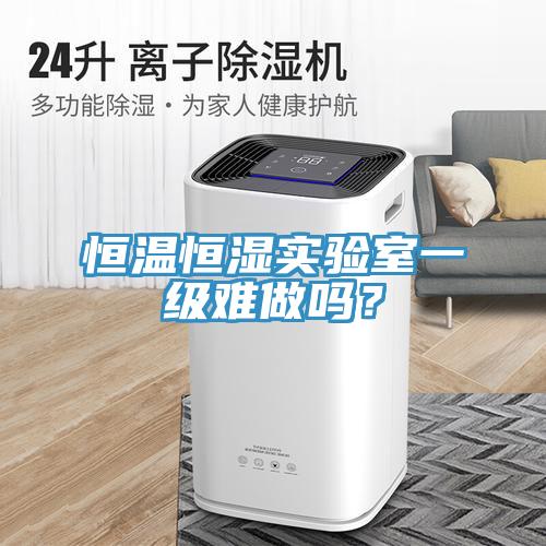 恒溫恒濕實驗室一級難做嗎？