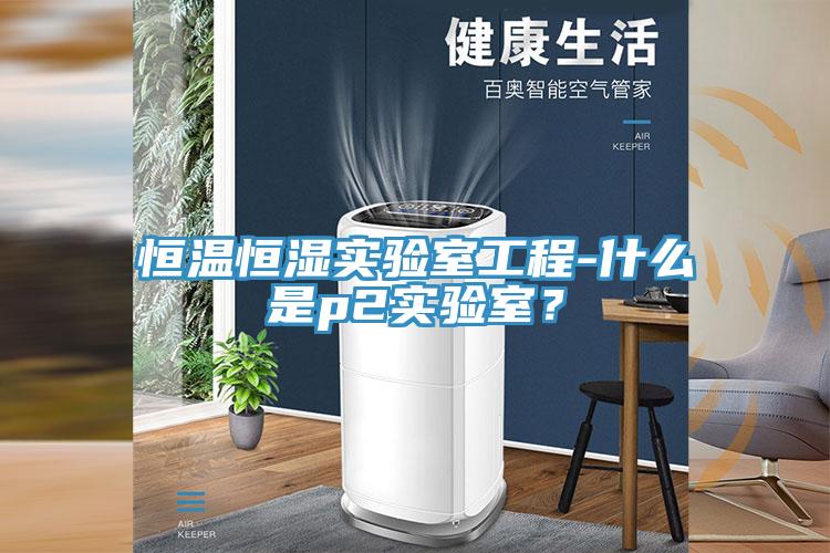 恒溫恒濕實驗室工程-什么是p2實驗室？