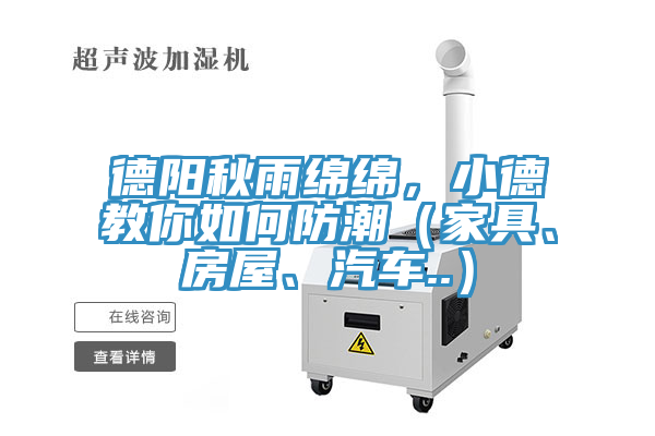 德陽秋雨綿綿，小德教你如何防潮（家具、房屋、汽車..）