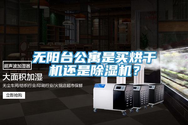 無(wú)陽(yáng)臺(tái)公寓是買烘干機(jī)還是除濕機(jī)？