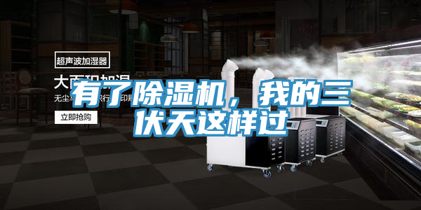 有了除濕機(jī)，我的三伏天這樣過