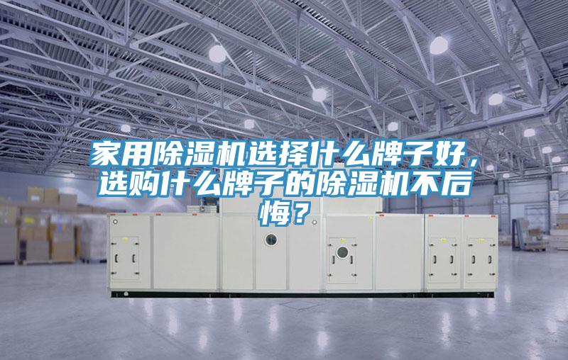 家用除濕機(jī)選擇什么牌子好，選購什么牌子的除濕機(jī)不后悔？