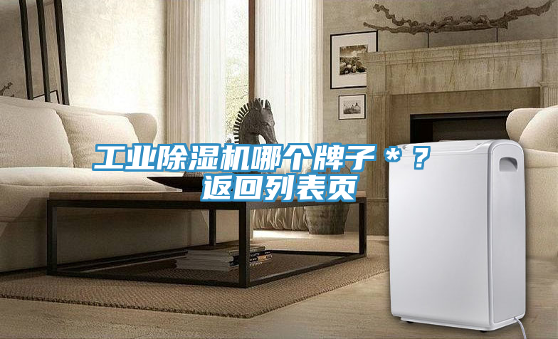 工業(yè)除濕機(jī)哪個牌子＊？ 返回列表頁