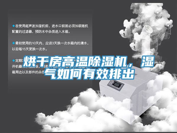 烘干房高溫除濕機，濕氣如何有效排出