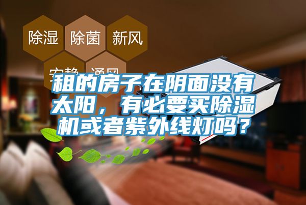 租的房子在陰面沒有太陽，有必要買除濕機或者紫外線燈嗎？