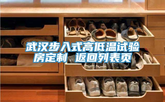 武漢步入式高低溫試驗(yàn)房定制 返回列表頁