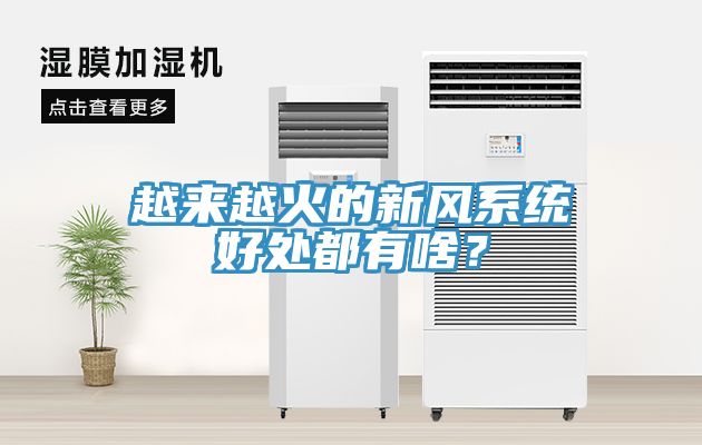 越來越火的新風(fēng)系統(tǒng)好處都有啥？