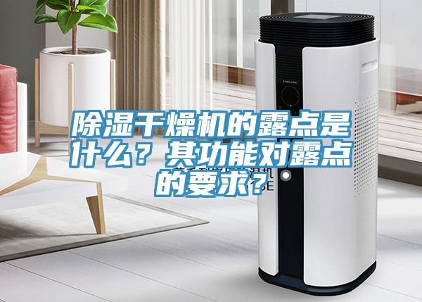 除濕干燥機(jī)的露點(diǎn)是什么？其功能對(duì)露點(diǎn)的要求？