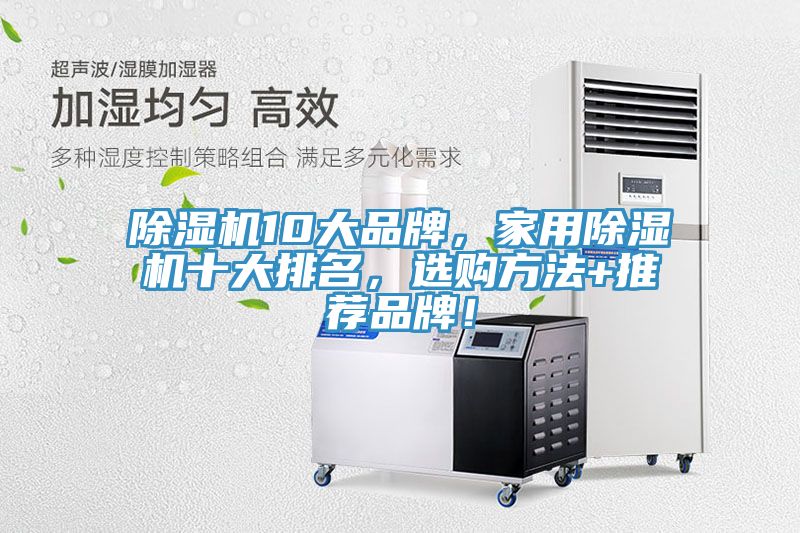 除濕機10大品牌，家用除濕機十大排名，選購方法+推薦品牌！