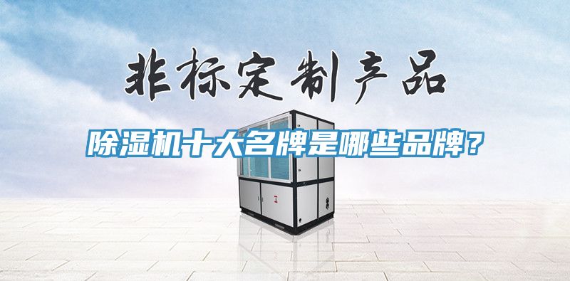 除濕機十大名牌是哪些品牌？